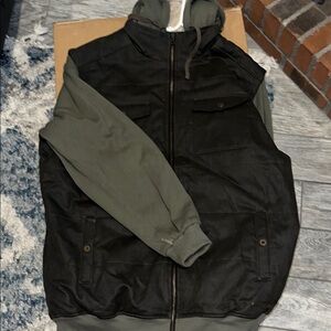 Legendary Whitetails Black and Olive Bomber Jacket
